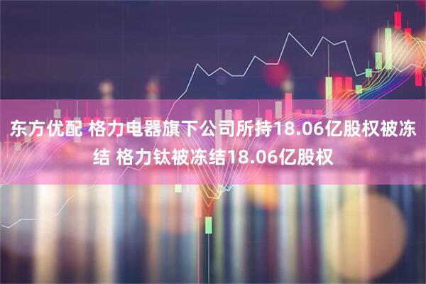 东方优配 格力电器旗下公司所持18.06亿股权被冻结 格力钛被冻结18.06亿股权
