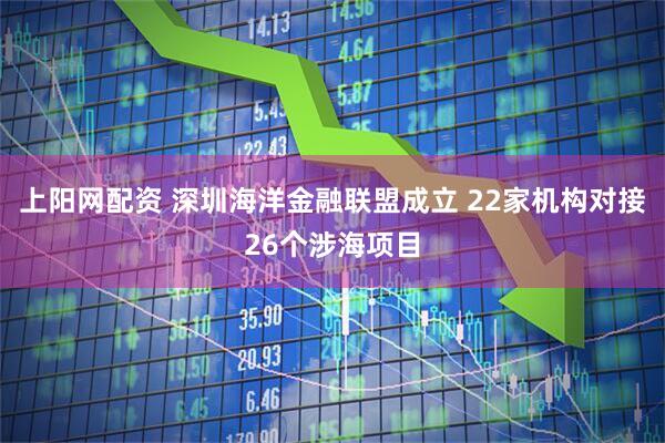 上阳网配资 深圳海洋金融联盟成立 22家机构对接26个涉海项目
