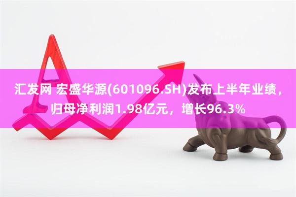 汇发网 宏盛华源(601096.SH)发布上半年业绩，归母净利润1.98亿元，增长96.3%