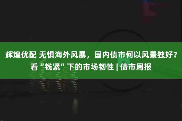 辉煌优配 无惧海外风暴，国内债市何以风景独好？看“钱紧”下的市场韧性 | 债市周报